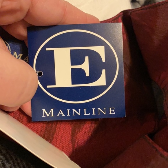 Eagle’s Eye Mainline Collection iridescent burgundy sleeveless dress NWT Size 10 - Picture 7 of 10